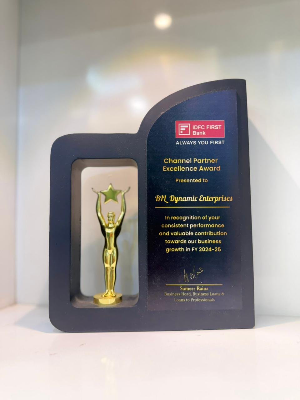 Business Loan Consultant in Mumbai Award